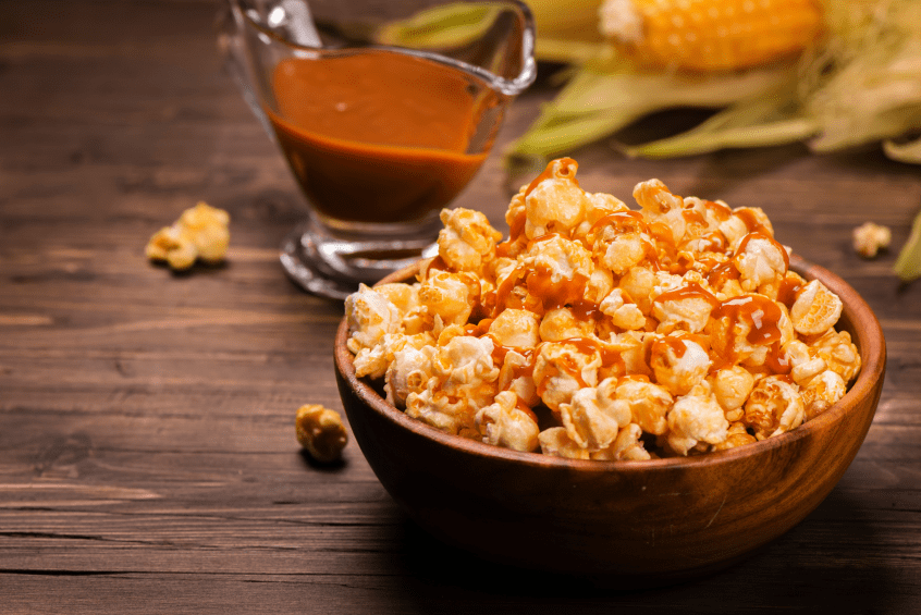 Karmelowy popcorn - przepis